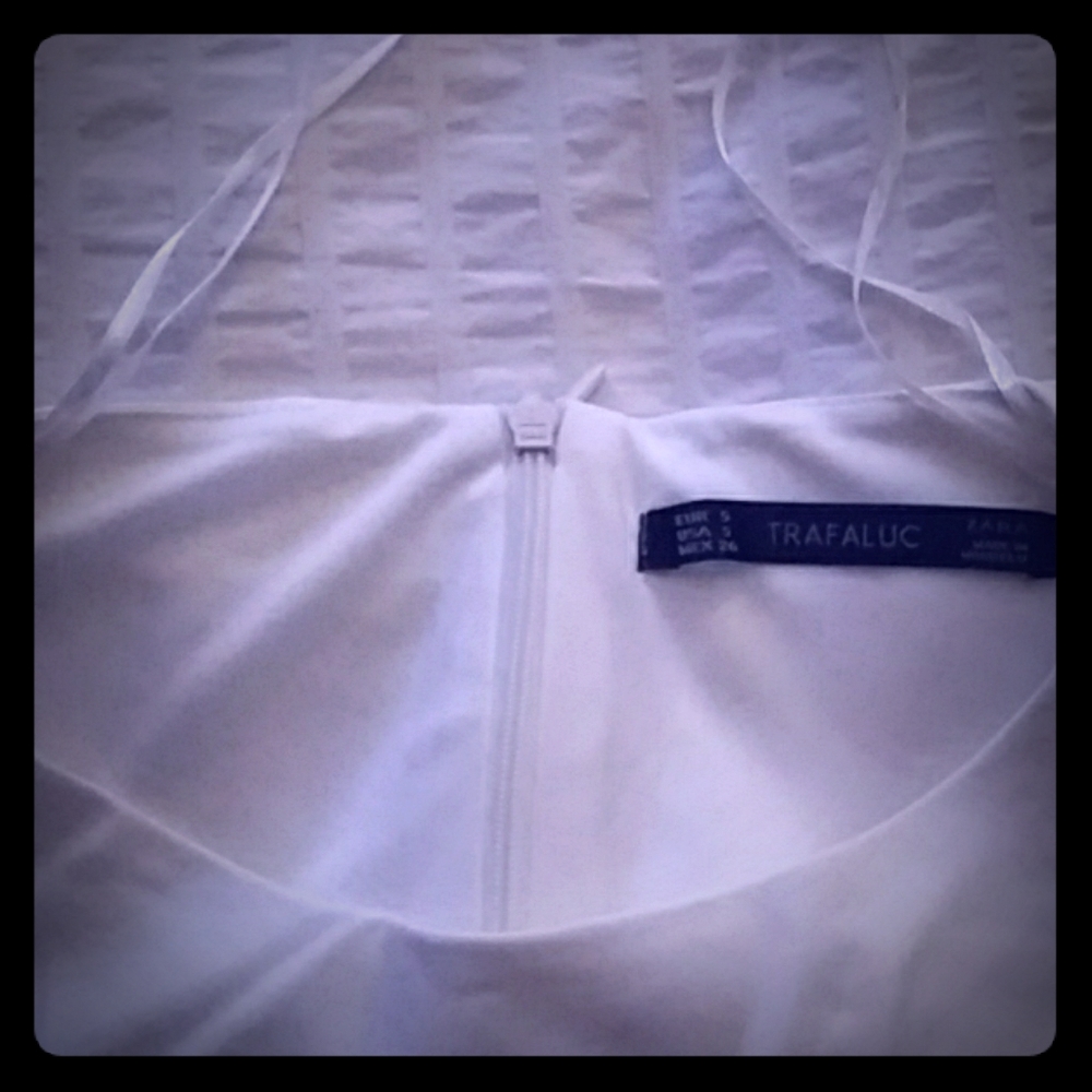 Classic white undercover Sexy Zara Dress Small